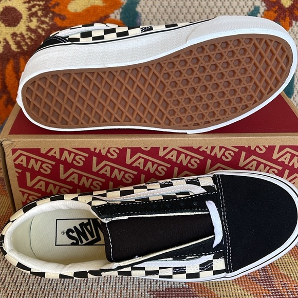 Vans WMNS Old Skool Stacked 
Checkerboard Black/Classic
VN0A7Q5MTYQ
Platforms - Picture 7 of 16